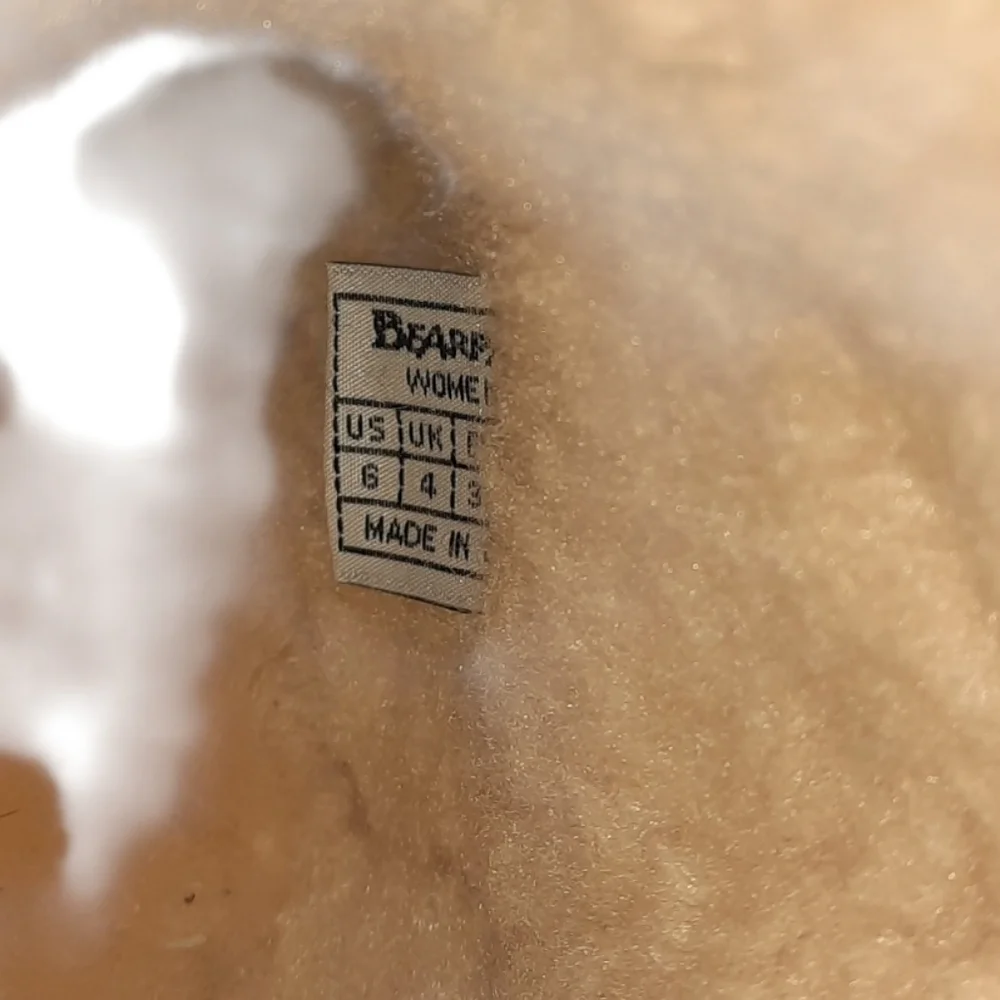 BearPaw Brown Ankle Boots with Cream Fur - Picture 3 of 8